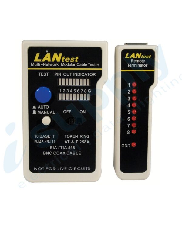 CABAC LAN TESTER 10BASET 10BASE2 BNC/RJ 35RJTST8 - Image 2