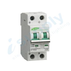 2 Pole DC Circuit Breaker 20A MCB 500V Non-Polarised
