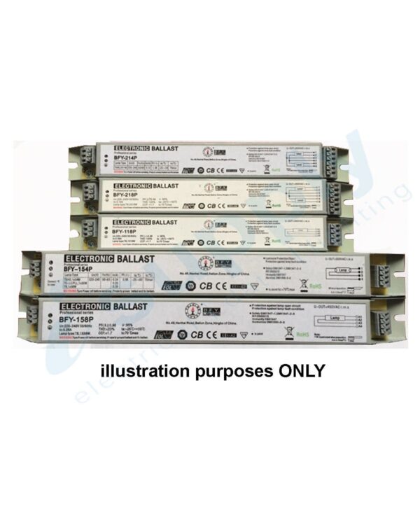 Electronic Ballast 1 x 28 watt for T5 fluorescent tube lamp - Image 2