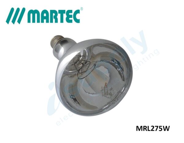 Martec Replacement Bathroom Heater 275w E27 Heat Lamp MRL275W