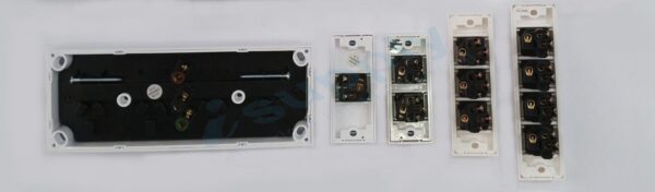 DEXTON 4 Gang / Quad Architrave Switch 2 x Dimmer Architrave 450W Suits LED - Image 2