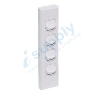DEXTON 4 Gang / Quad Architrave Switch – Narrow DXWS/A4