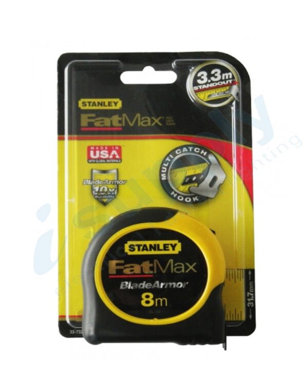 Stanley FatMax® Blade Amor™ 8m Tape Measure 33-732 - Image 2