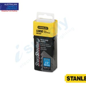 Stanley Heavy Duty Staples 1,000 pc 12mm  TRA708T