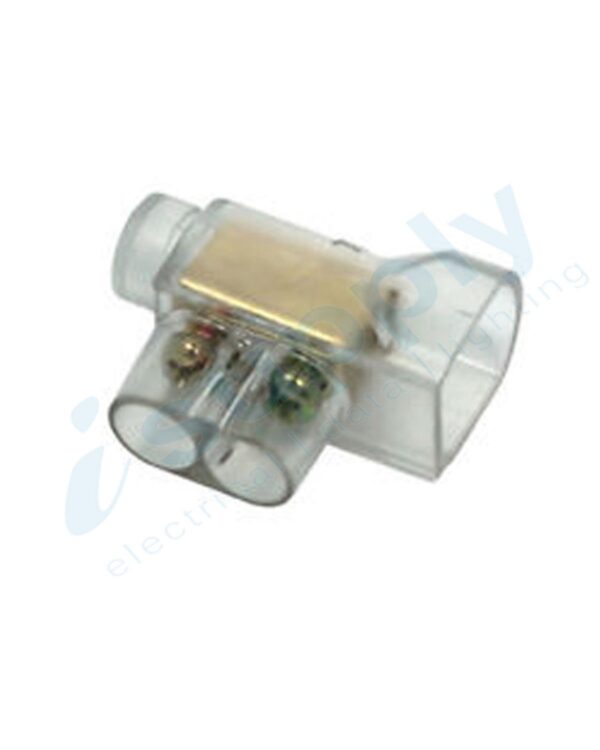 100 x CLEAR DOUBLE CABLE CONNECTORS - Image 2