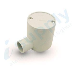 10 x 25mm 1 Way Deep Junction Box Round Conduit