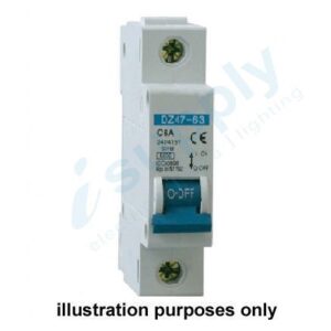 63A Circuit Breaker 1 Pole 6kA MCB