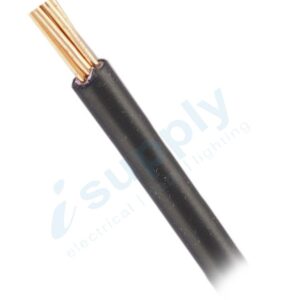 10 x 6mm Black Building Wire Electrical Cable BUY PER METRE !!!