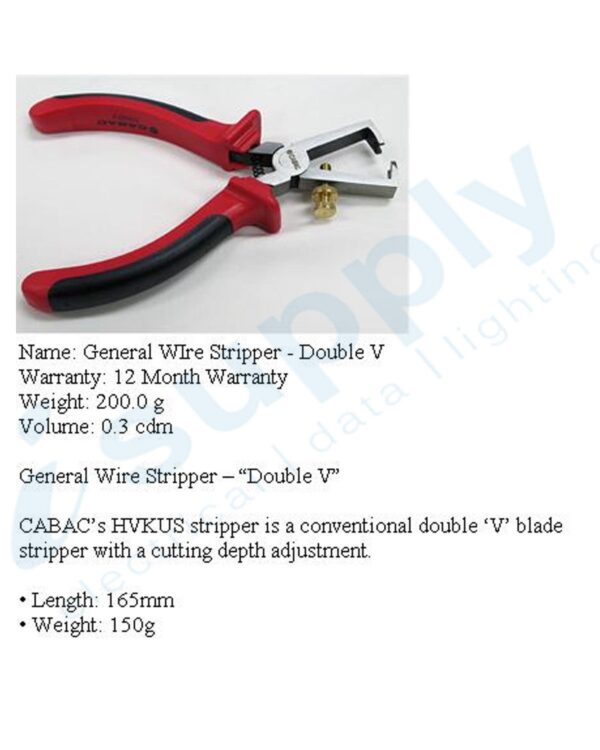 CABAC GENERAL WIRE STRIPPER - DOUBLE V HVKUS - Image 2