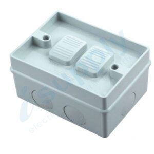 DEXTON Weatherproof Single Switch Two Gang Weather Proof DXWPSH2