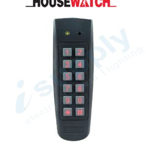HOUSEWATCH MULLION STYLE STANDALONE KEYPAD, BACKLIT, WEATHERPROOF 20-962
