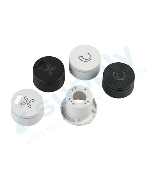 CLIPSAL Compatible and HPM Coloured Dimmer Knob Black KNOB1-BR - Image 2