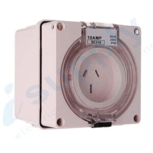 PULSET Single Phase 3 Flat Pin Socket 15 Amp IP/SC315