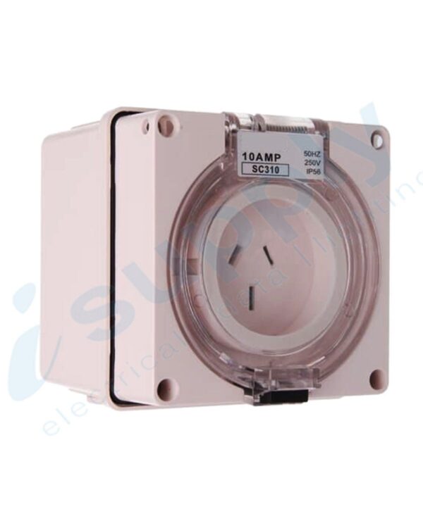 PULSET Single Phase 3 Flat Pin Socket 15 Amp IP/SC315
