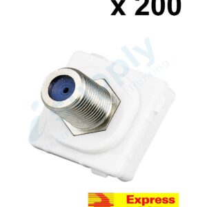 200 x CLIPSAL Compatible Outlet Mech Insert Mechanism F-Type Pay TV EXPRESS POST