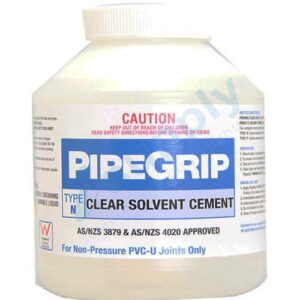500mL CLEAR PVC Conduit Glue Solvent Cement