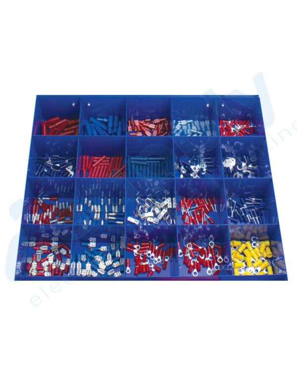 CABAC Assorted Terminal Kit & Budget Crimp Tool KTB BOX WITH KTC1 KTB-T3 - Image 3