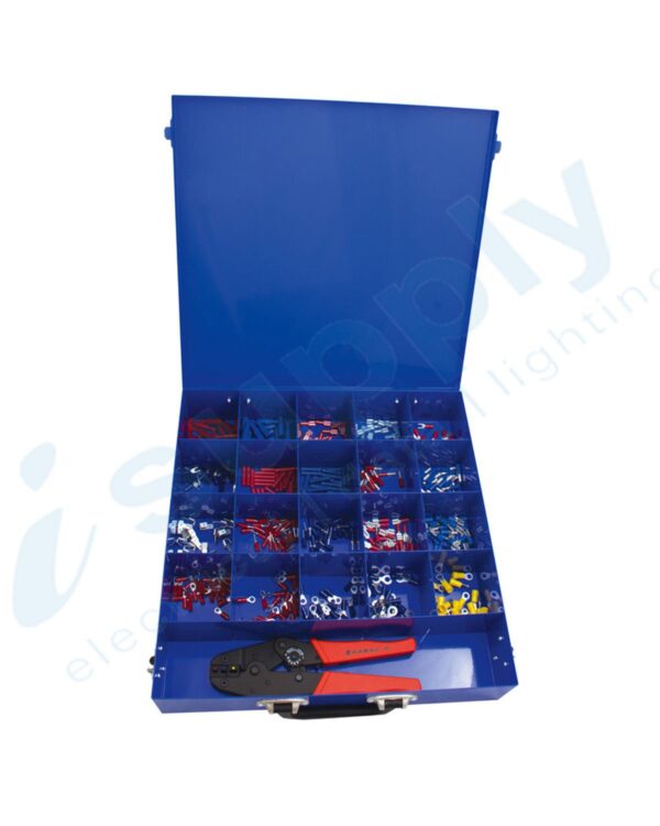 CABAC Assorted Terminal Kit & Budget Crimp Tool KTB BOX WITH KTC1 KTB-T3