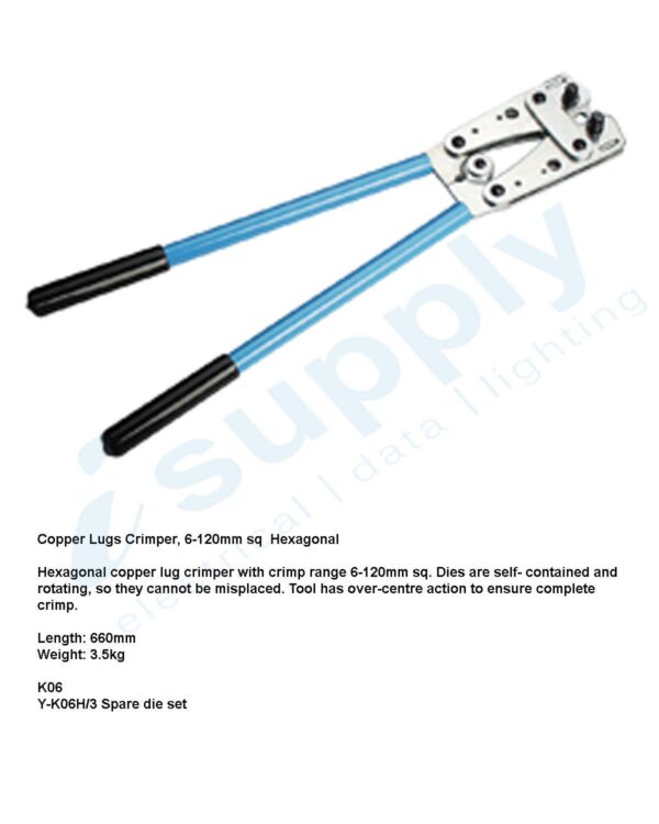 CABAC CRIMPER HEX MECHANICAL 6-120MM K06 - Image 3