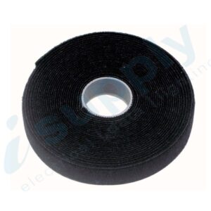 CABAC PRO CABLE TIE 12MM 2 X 25M ROLL BLACK VT12BK/50M