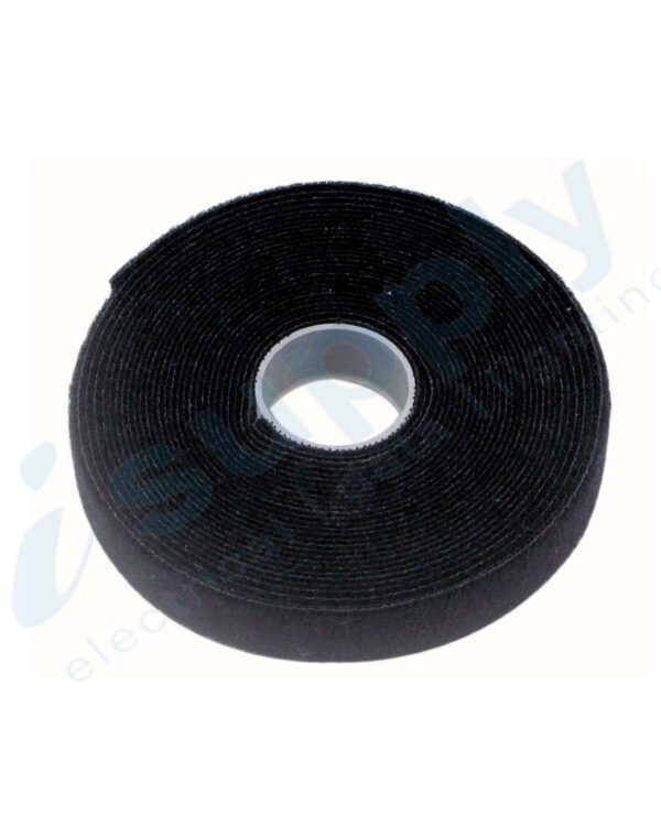 CABAC PRO CABLE TIE 12MM 2 X 25M ROLL BLACK VT12BK/50M