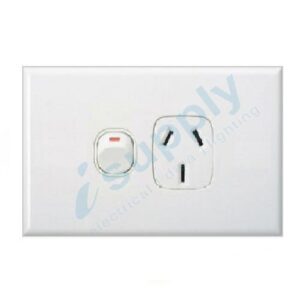 DEXTON Single Power Point Slim 5mm GPO 10A DXGP01