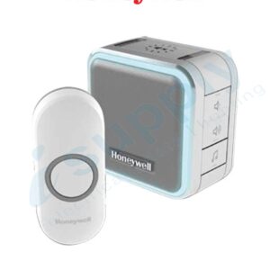 HONEYWELL DOORBELL, WIRELESS SILVER GREY & PUSH BUTTON 150m DC515NGA