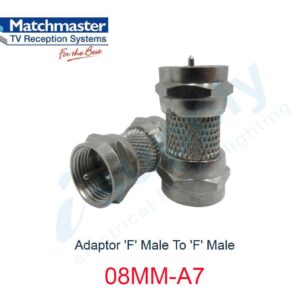 MATCHMASTER 1 x Adaptor ‘F’ Male To ‘F’ Male 08MM-A7
