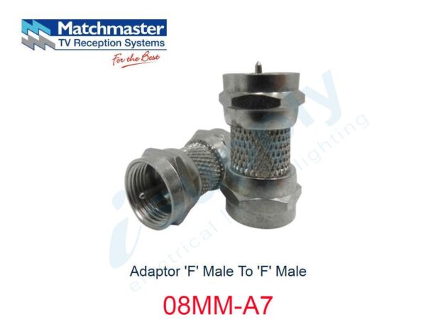 MATCHMASTER 1 x Adaptor ‘F’ Male To ‘F’ Male 08MM-A7