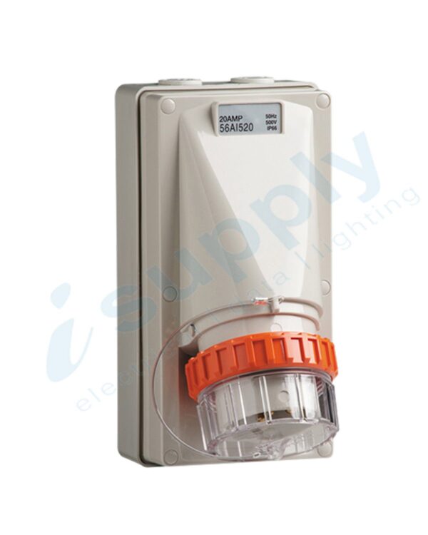 PULSET Three Phase 4 Pin 32Amp Appliance Inlet IP66 IP/AI432 - Image 2