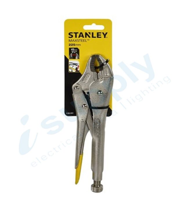 Stanley Tools – Locking Pliers 225mm Curved Jaw 0-84-809 - Image 2