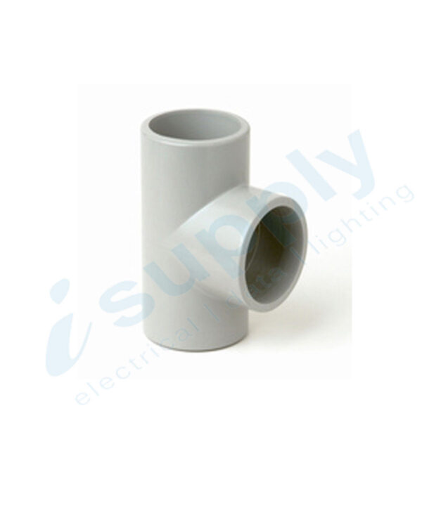 20 x 25mm Straight Tee PVC Junction Box T Elbow Conduit Electrical Cable - Image 3