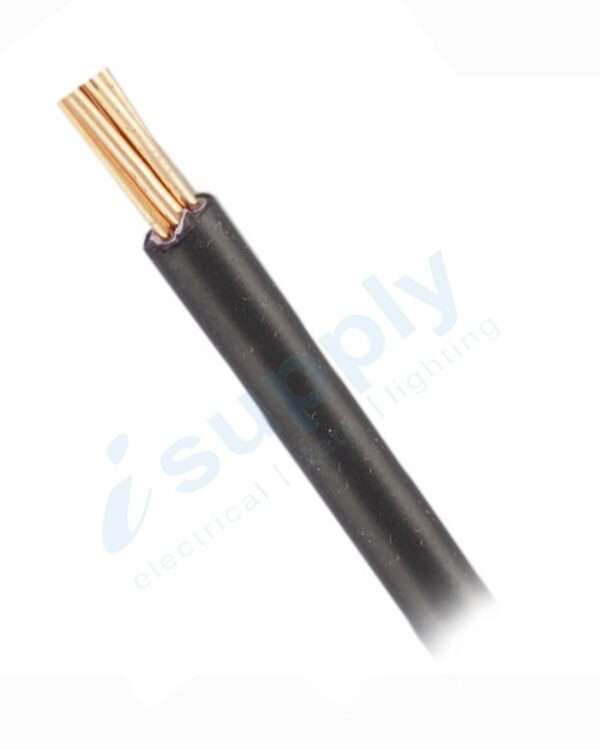 10 x 10mm Black Building Wire Electrical Cable BUY PER METRE !!!