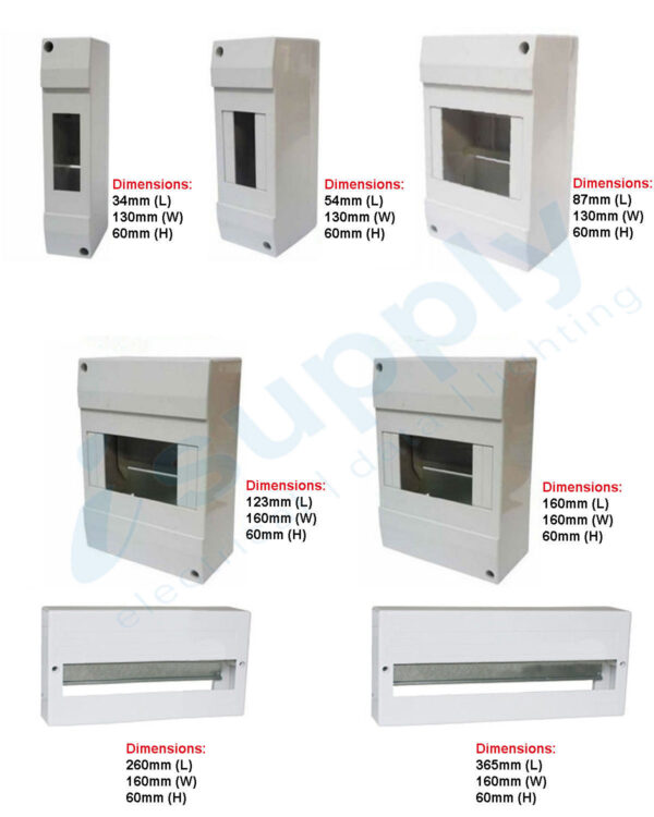 NLS 18 Pole Enclosure Box Din Rail 30275NLS