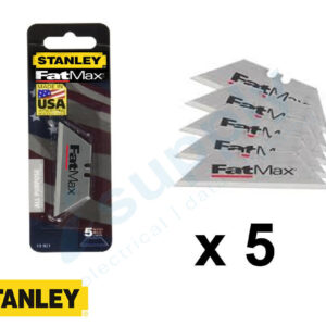 5 x Stanley FATMAX Knife Utility Blade 11-700