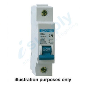 6 x 32A Circuit Breaker 1 Pole 6kA MCB