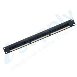 CABAC PATCH PANEL CAT6 REMOVABLE ID 24 PORT PP24C6