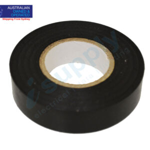 Home Electrical Insulation PVC Tape Black 19mm x 20M Single or Bulk Pack