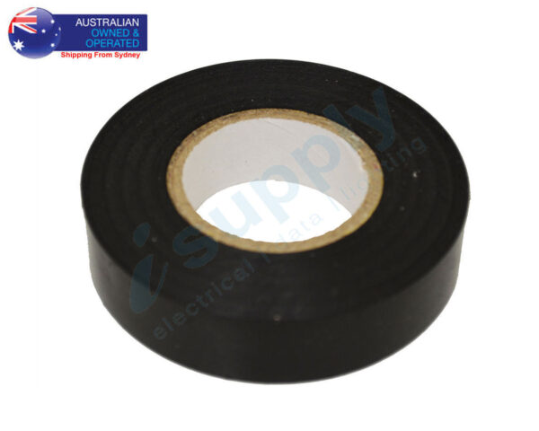Home Electrical Insulation PVC Tape Black 19mm x 20M Single or Bulk Pack