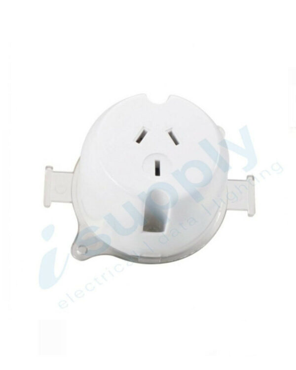 Surface Socket Outlet Plug Base 250VAC 10 Amp for LED Downlight - 3 Pin - Image 2