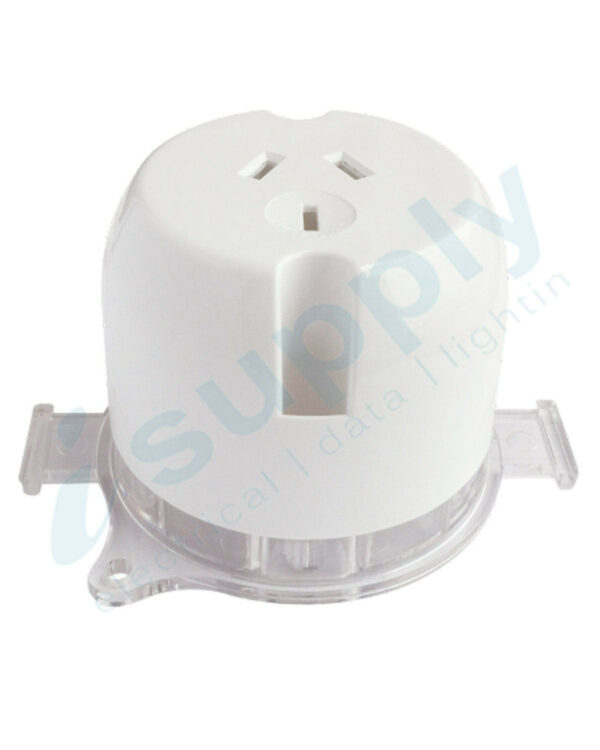 Surface Socket Outlet Plug Base 250VAC 10 Amp for LED Downlight - 3 Pin - Image 3