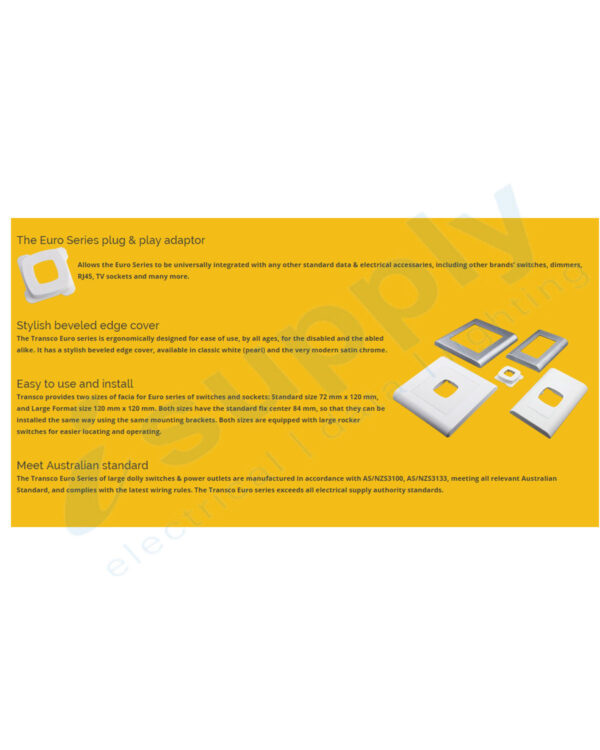 TRANSCO Universal Dimmer Large Dolly Euro S1LD - Image 3