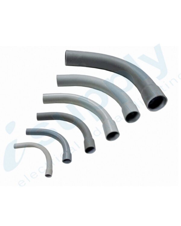 40mm Grey Sweep Bend 90°
