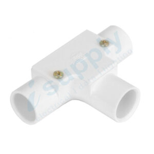 5 x 20mm Inspection Tee PVC Junction Box T Elbow Conduit Electrical Cable