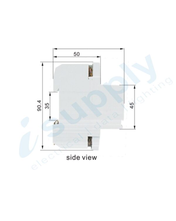 Circuit Breaker 20A 2 Pole MCB DC 500V (Non polarised) Waterproof Enclosure - Image 6