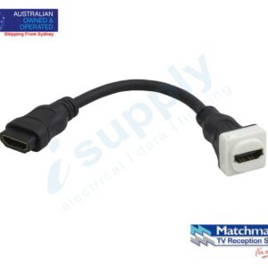 Clipsal Compatible HDMI v1.4 Wall Plate Wallplate Mech Insert 05MM-WA09