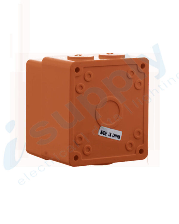 PULSET Two Phase Square Surface Switch 20 Amp Resistive Orange IP/S2P20/RO - Image 2