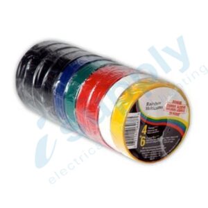 PVC Electrical Insulation RAINBOW Tape Pack of 10