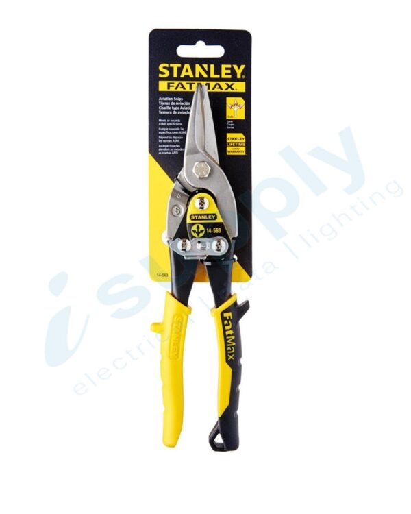 Stanley Aviation Snips Set 3 Piece Left Right Straight Cuts 14-559 - Image 6