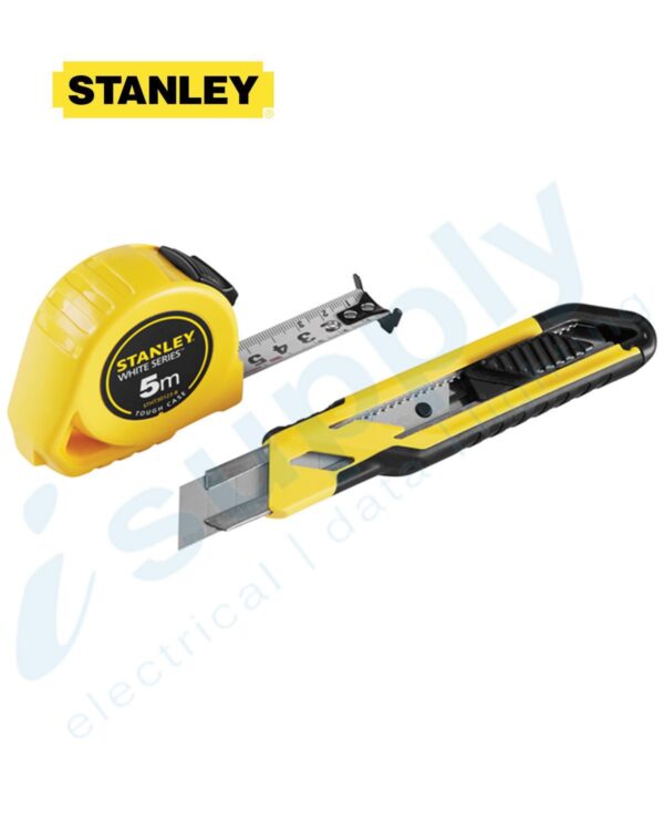 Stanley Stanley 5m Tape Measure 18mm Snap Off Blade Knife ComboPack STHT74253-8 - Image 3